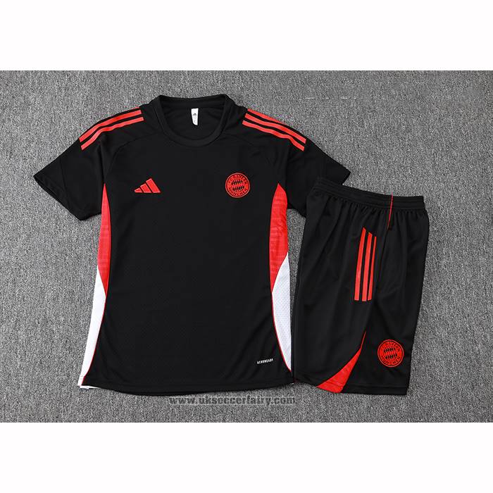 Tracksuit Bayern Munich Short Sleeve 2025-2026 Black - Shorts